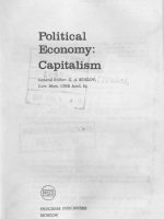 Political Economy: Capitalism
