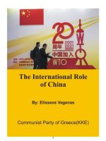 The International Role of China