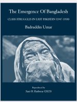 The Emergence of Bangladesh